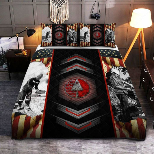 Bricklayer 3D All Over Printed Bedding Set