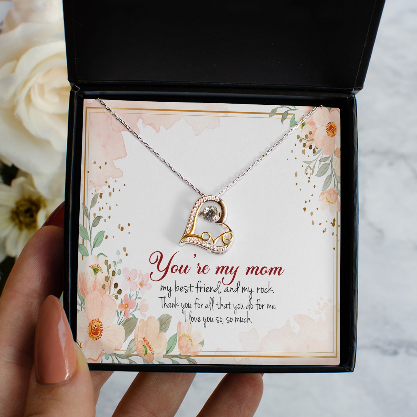 Best Gift For Mother Day You Are My Mom Love Dancing Necklace