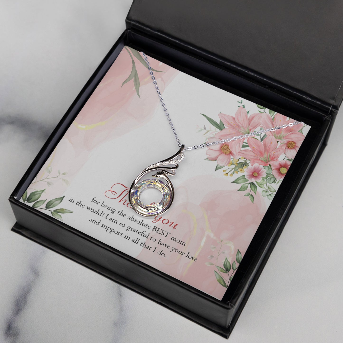 Gift For Mother Day Best Mom In The World Rising Phoenix Necklace