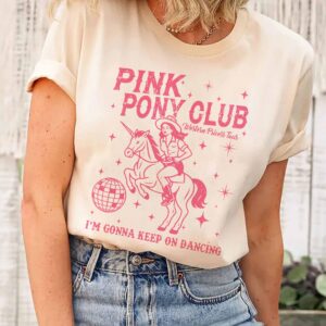 Pink Pony Club Shirt, Midwest Princess Tour, Sapphic Lesbian Pride Music Shirt, Keep on Dancing, Chappell Roan Shirt, Classic Styles, Never Go Out of Fashion