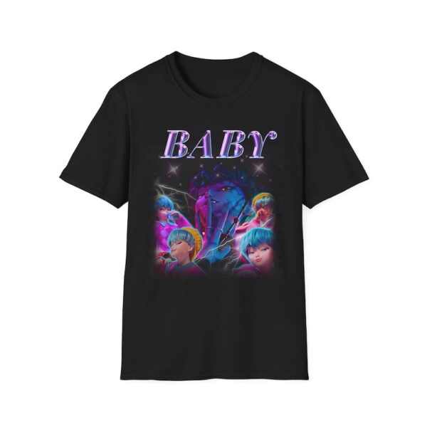 Baby Saja Graphic Tee Kpop Demon Hunters, Demon Hunters K-pop Graphic Tee, Trendy K-pop Graphic Tee Demon Hunter Vibes, Unisex-HHT014, Classic Styles, Never Go Out of Fashion
