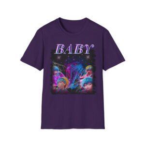 Baby Saja Graphic Tee Kpop Demon Hunters, Demon Hunters K-pop Graphic Tee, Trendy K-pop Graphic Tee Demon Hunter Vibes, Unisex-HHT014, Classic Styles, Never Go Out of Fashion
