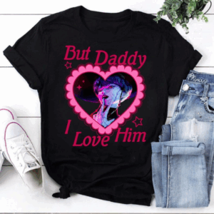 But Daddy I Love Him Baby Saja Shirt, Kpop Demon Hunter Villain Tee, Cute Gothic Fantasy K-Drama Fan Art Shirt, Demon Bias Aesthetic Top-HHT014, Casual Style