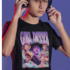 Abby Girl Dinner Shirt ,Kpop Demon Hunters Parody Tee, Funny Anime-Style Idol T-Shirt for Fans, Unisex, Basic style-HHT014, Simple Style