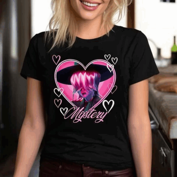 Mystery Saja Heart Unisex Shirt, Kpop Demon Hunter Villain Tee, Gothic Fantasy K-Drama Fan Art Shirt, Demon Bias Aesthetic Top-HHT014, Gift For Him, Gift For Her