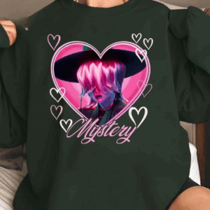 Mystery Saja Heart Unisex Shirt, Kpop Demon Hunter Villain Tee, Gothic Fantasy K-Drama Fan Art Shirt, Demon Bias Aesthetic Top-HHT014, Gift For Him, Gift For Her