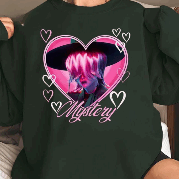 Mystery Saja Heart Unisex Shirt, Kpop Demon Hunter Villain Tee, Gothic Fantasy K-Drama Fan Art Shirt, Demon Bias Aesthetic Top-HHT014, Gift For Him, Gift For Her