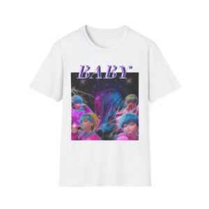 Kpop graphic tee, Kpop Demon Hunters Merch, Kpop Demon Hunters Grapic Tees, Baby Saja Graphic T-shirt-HHT014, Classic Fashion, Fits Every Occasion