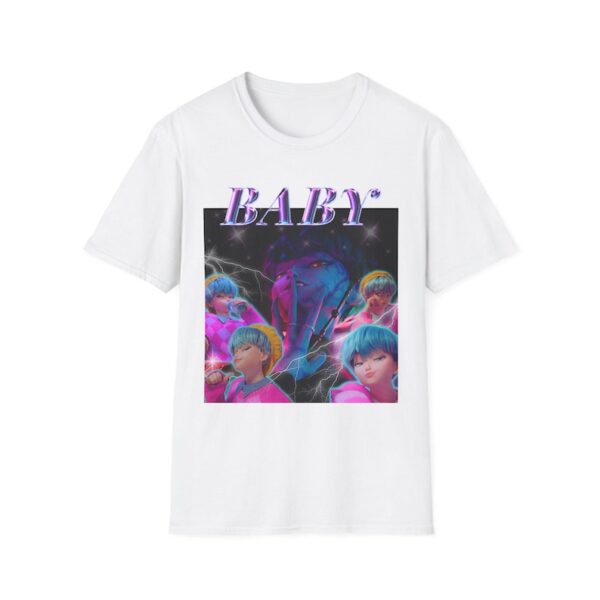 Kpop graphic tee, Kpop Demon Hunters Merch, Kpop Demon Hunters Grapic Tees, Baby Saja Graphic T-shirt-HHT014, Classic Fashion, Fits Every Occasion
