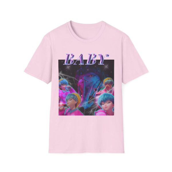 Kpop graphic tee, Kpop Demon Hunters Merch, Kpop Demon Hunters Grapic Tees, Baby Saja Graphic T-shirt-HHT014, Classic Fashion, Fits Every Occasion
