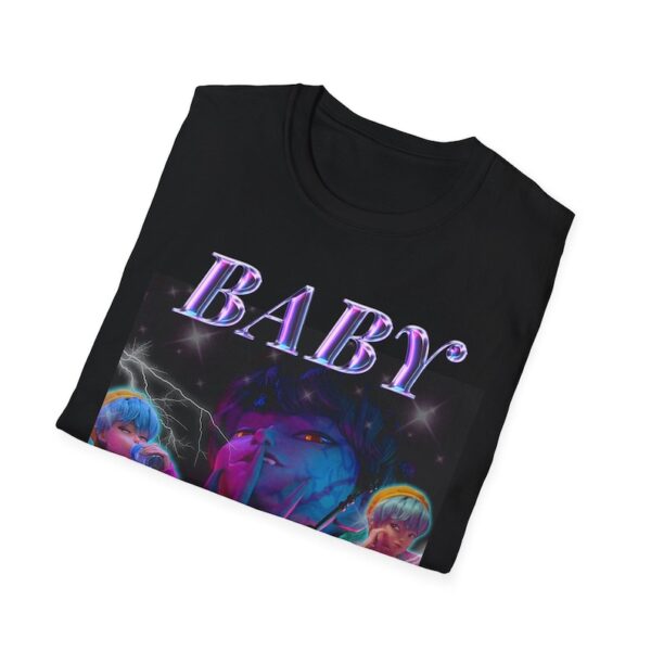 Kpop graphic tee, Kpop Demon Hunters Merch, Kpop Demon Hunters Grapic Tees, Baby Saja Graphic T-shirt-HHT014, Classic Fashion, Fits Every Occasion