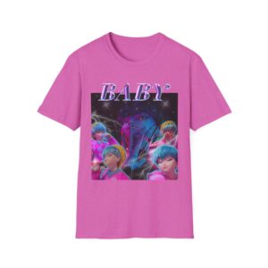 Kpop graphic tee, Kpop Demon Hunters Merch, Kpop Demon Hunters Grapic Tees, Baby Saja Graphic T-shirt-HHT014, Classic Fashion, Fits Every Occasion
