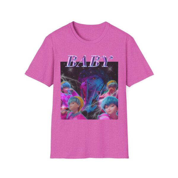 Kpop graphic tee, Kpop Demon Hunters Merch, Kpop Demon Hunters Grapic Tees, Baby Saja Graphic T-shirt-HHT014, Classic Fashion, Fits Every Occasion