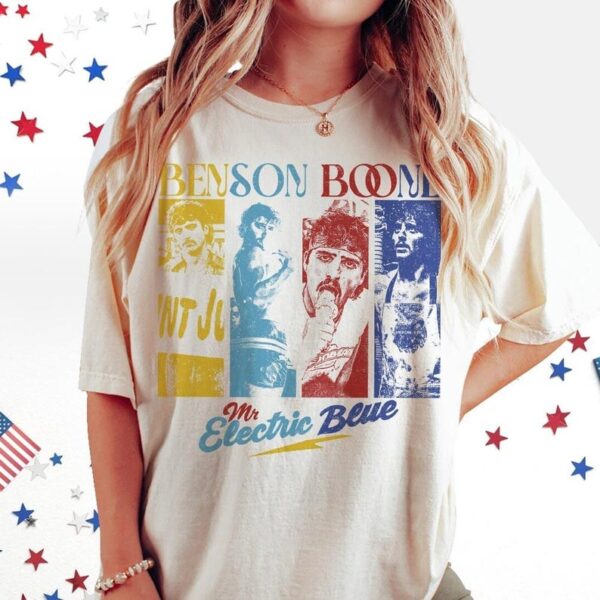 Benson Mr Electric Album Tour Vintage Shirt, Hoodie and Sweatshirt, Benson Boone's 2025 Tour Outfit, HHT011, Easy to Wear, Just Throw It On