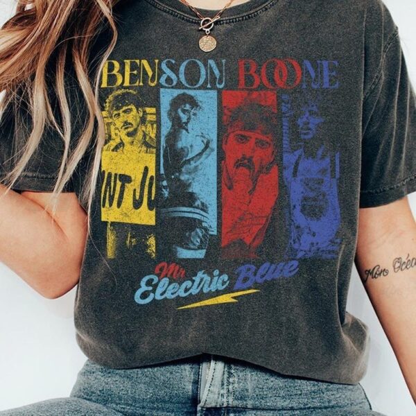 Benson Mr Electric Album Tour Vintage Shirt, Hoodie and Sweatshirt, Benson Boone's 2025 Tour Outfit, HHT011, Easy to Wear, Just Throw It On