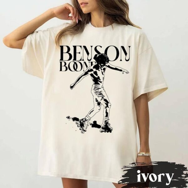 Vintage Benson Boone Tour 2025 Shirt, Hoodie and Sweater, Fireworks and Rollerblades, HHT011, Classic Fashion, Fits Every Occasion