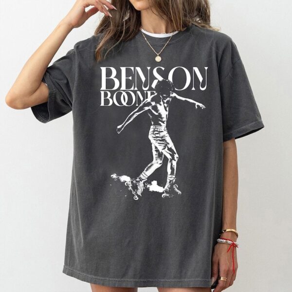Vintage Benson Boone Tour 2025 Shirt, Hoodie and Sweater, Fireworks and Rollerblades, HHT011, Classic Fashion, Fits Every Occasion
