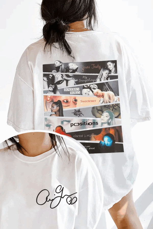 Ariana Grande Tee, R&B, Pop, Retro, 90s Vintage, HHT005, Classic Fashion, Timeless Design for All