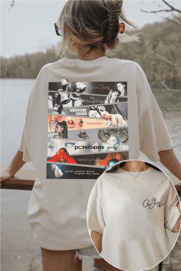 Ariana Grande Tee, R&B, Pop, Retro, 90s Vintage, HHT005, Classic Fashion, Timeless Design for All