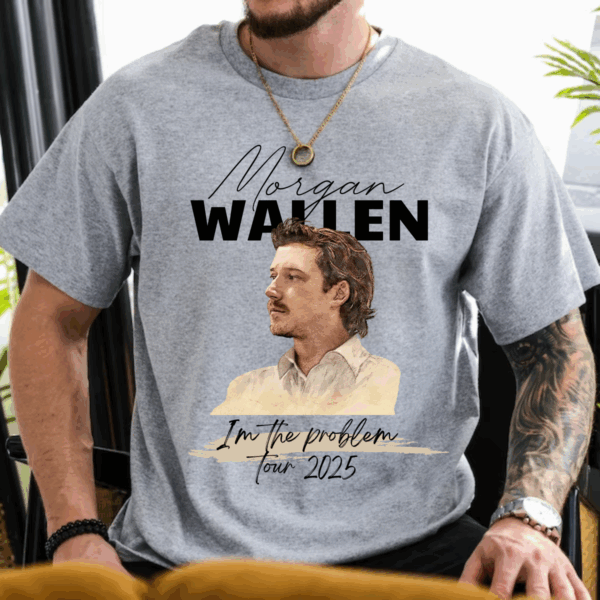 Wallen Shirt, Country Music Morgan Shirt, Retro Music Tour Shirt, If I'm The Problem Shirt, 2025 Music Tour Tee-HHT014, Retro Styles, Bring Back the Classics