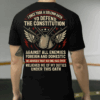 USA Veteran Oath T-Shirt, Sweater and Hoodie – I Took a Solemn Oath to Defend the Constitution, Patriotic Military Shirt for Men, HHT011