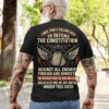 USA Veteran Oath T-Shirt, Sweater and Hoodie – I Took a Solemn Oath to Defend the Constitution, Patriotic Military Shirt for Men, HHT011