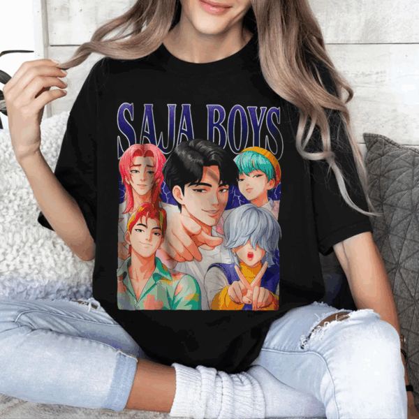 Saja Boys Kpop Demon Hunters Unisex T-shirt, Hoodie & Sweater, Jinu Your Idol Sodapop Theme Outfit, HHT011