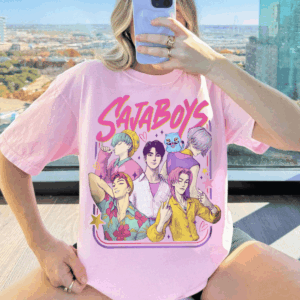 Kpop Demon Hunters Saja Boys Boy Band Inspired Movie Unisex Tee, Sweater & Hoodie, Bootleg Retro Movie Demon Hunters Merch HHT011