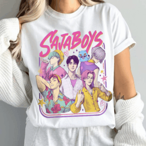 Kpop Demon Hunters Saja Boys Boy Band Inspired Movie Unisex Tee, Sweater & Hoodie, Bootleg Retro Movie Demon Hunters Merch HHT011