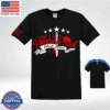 Knives Out Veteran T-Shirt, Patriotic Skull & Knife American tee, Flag Tee for Men-HHT014, Full Color Selection, Pick Your Favorite
