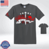 Knives Out Veteran T-Shirt, Patriotic Skull & Knife American tee, Flag Tee for Men-HHT014, Full Color Selection, Pick Your Favorite