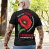 Vintage I Wear Red Poppy Flower Remember American Usa Veteran T-Shirt, Hoodie & Sweater, Veterans Day Gift For Him HHT011