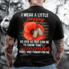 I Wear Red Poppy Flower Remember With Distressed Flag Veteran T Shirt, Hoodie & Sweater, American Tee