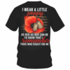 I Wear Red Poppy Flower Remember With Distressed Flag Veteran T Shirt, Hoodie & Sweater, American Tee
