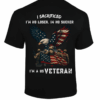 US Veteran T-Shirt, I Sacrificed, I'm No Loser, I'm No Sucker, Military Eagle & Flag Design,Patriotic Apparel -HHT014, Vintage Fashion, Classic Styles for Everyone