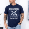 “Of the Troops, For the Troops” Military Police Corps T-Shirt, Hoodie & Sweater, U.S. Army Crossed Pistols & American Flag Veteran Tee HHT011