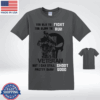 Too Old to Fight, Too Slow to Run Veteran T-Shirt - Military Pun Skull Design, Funny Veteran Shirt, Made in USA